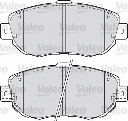 Valeo 601023 Brake Pad Set, disc brake 601023