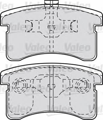 Valeo 601024 Brake Pad Set, disc brake 601024