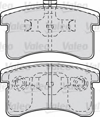 Valeo 601024 Brake Pad Set, disc brake 601024