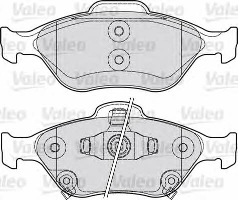 Valeo 601026 Brake Pad Set, disc brake 601026