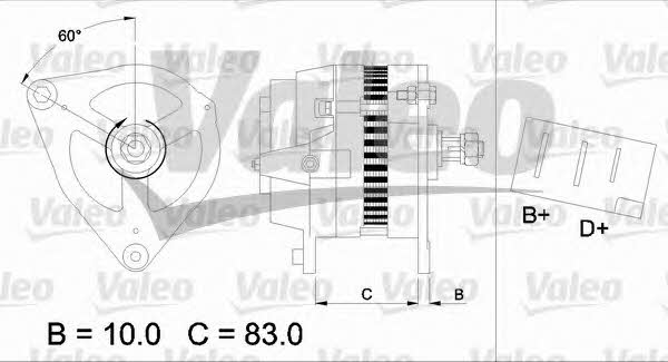 Valeo 436140 Alternator 436140