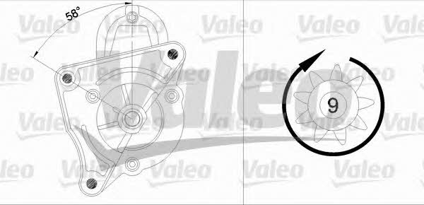 Starter Valeo 455551