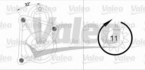 Starter Valeo 455695