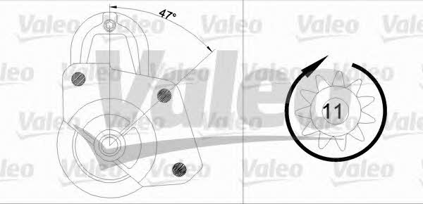 Starter Valeo 455698