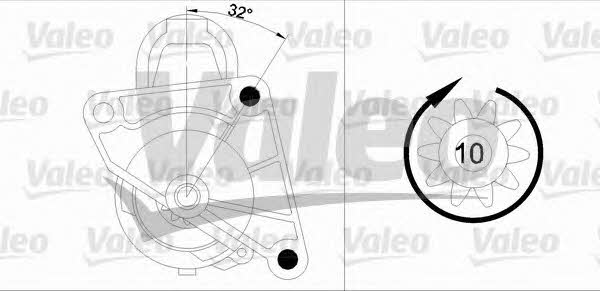 Starter Valeo 455954