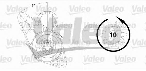 Starter Valeo 458214