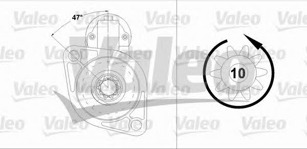 Starter Valeo 458216