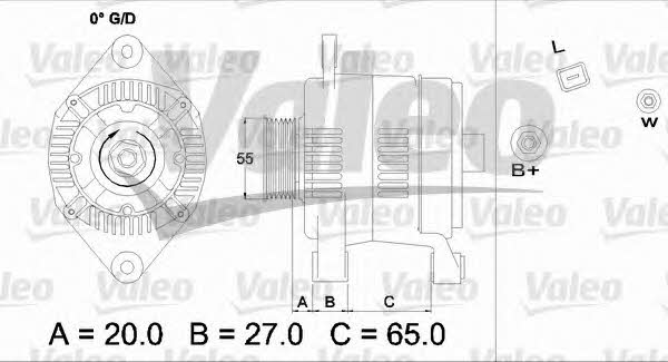 Alternator Valeo 437112