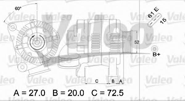 Alternator Valeo 437118