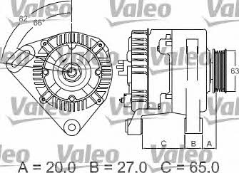 Valeo 437313 Alternator 437313