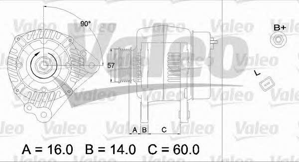 Valeo Alternator – price 625 PLN
