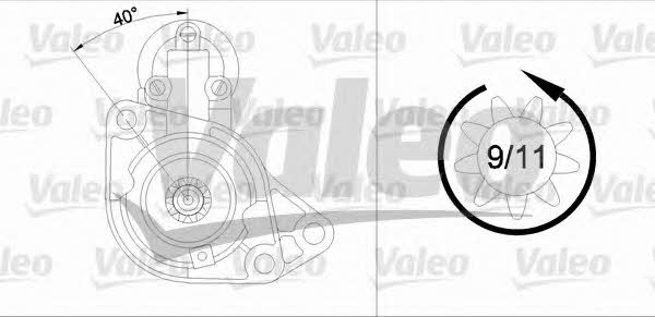 Starter Valeo 455727