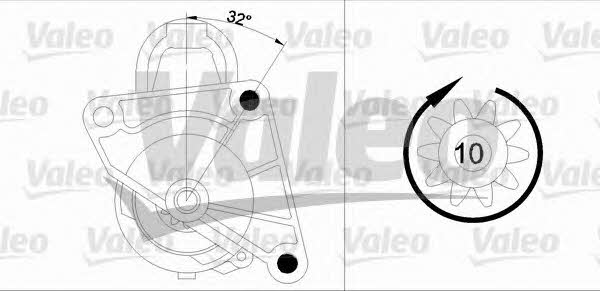 Starter Valeo 455745