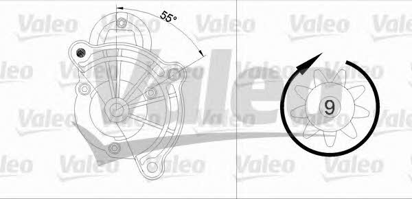Starter Valeo 455748
