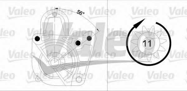 Starter Valeo 455971