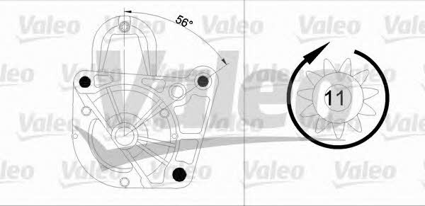 Starter Valeo 455976