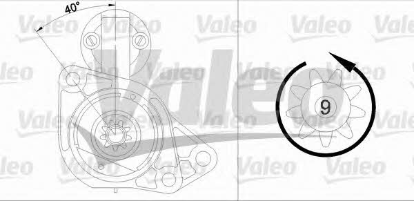 Starter Valeo 458160