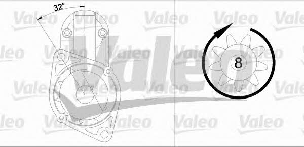 Starter Valeo 458165