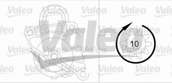 Starter Valeo 458172