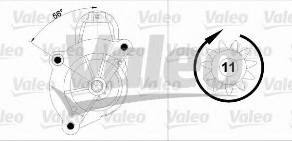 Starter Valeo 458180