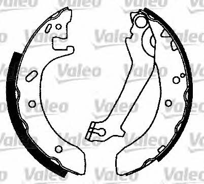 Valeo 554766 Brake shoe set 554766