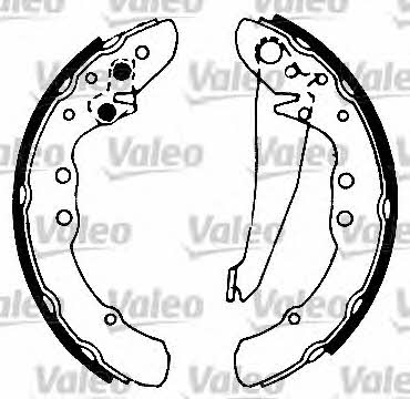 Valeo 554784 Brake shoe set 554784