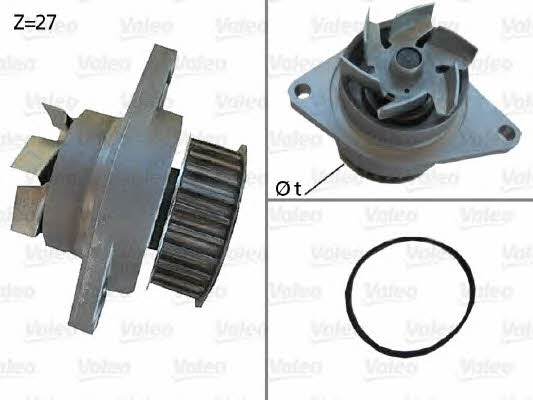 Valeo 506385 Water pump 506385