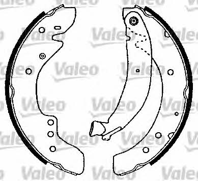 Valeo 562584 Brake shoe set 562584