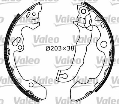 Valeo 562648 Brake shoe set 562648