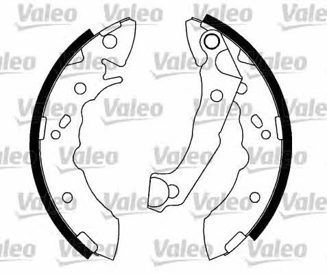 Valeo 562996 Brake shoe set 562996