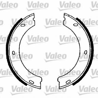 Valeo 564020 Parking brake shoes 564020