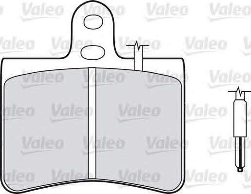Valeo 540054 Brake Pad Set, disc brake 540054