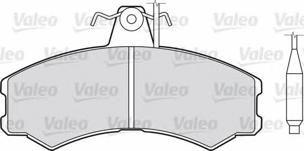 Valeo 540107 Brake Pad Set, disc brake 540107