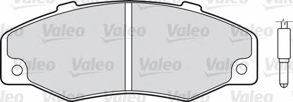 Valeo 540126 Brake Pad Set, disc brake 540126