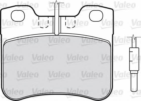Valeo 540150 Brake Pad Set, disc brake 540150