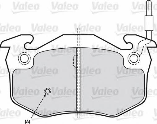 Valeo 540308 Brake Pad Set, disc brake 540308