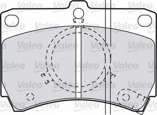 Valeo 540439 Brake Pad Set, disc brake 540439