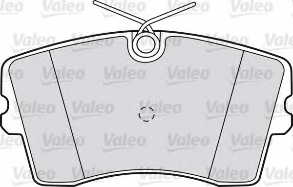 Valeo 540452 Brake Pad Set, disc brake 540452