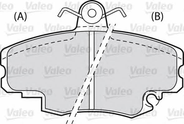 Valeo 540476 Brake Pad Set, disc brake 540476