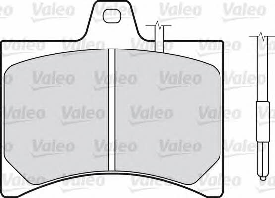 Valeo 540487 Brake Pad Set, disc brake 540487