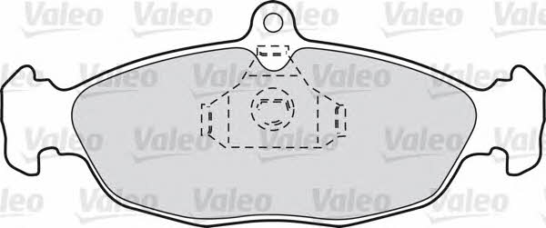Valeo 540493 Brake Pad Set, disc brake 540493