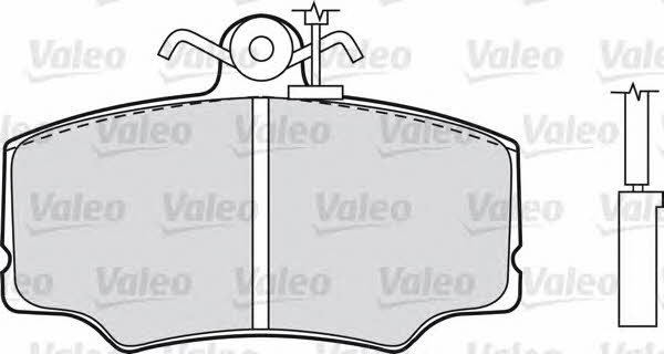 Valeo 540495 Brake Pad Set, disc brake 540495