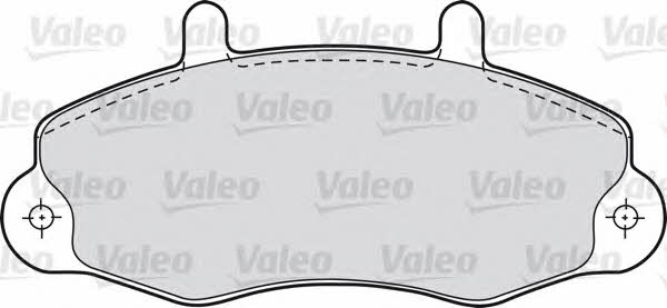 Valeo 540557 Brake Pad Set, disc brake 540557
