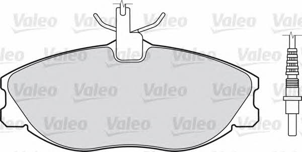 Valeo 540732 Brake Pad Set, disc brake 540732