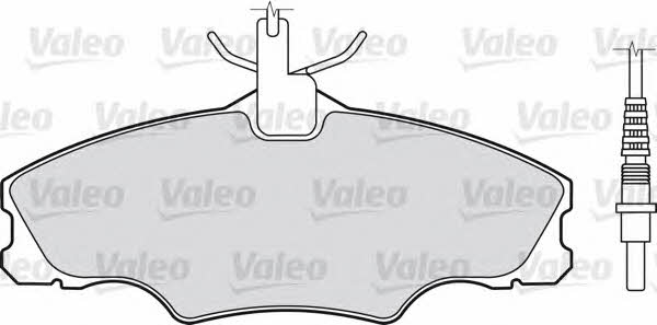 Valeo 540741 Brake Pad Set, disc brake 540741