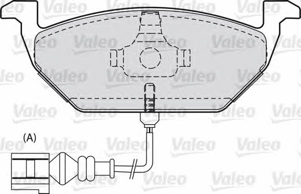 Valeo 540974 Brake Pad Set, disc brake 540974