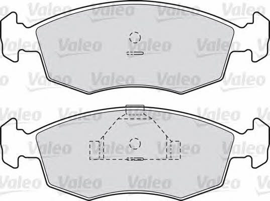 Valeo 540976 Brake Pad Set, disc brake 540976