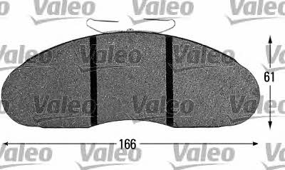 Valeo 541611 Brake Pad Set, disc brake 541611