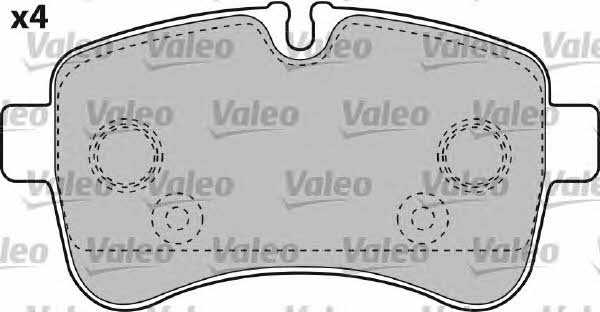 Valeo 541735 Brake Pad Set, disc brake 541735
