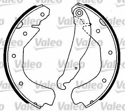 Valeo 553650 Brake shoe set 553650